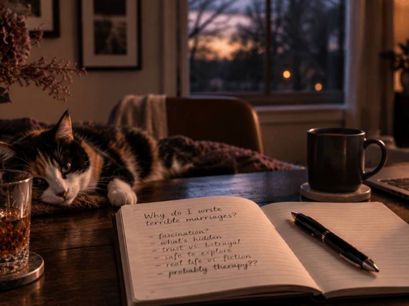 Why I Keep Writing Women in Terrible Marriages When Mine Is Actually&nbsp;Great